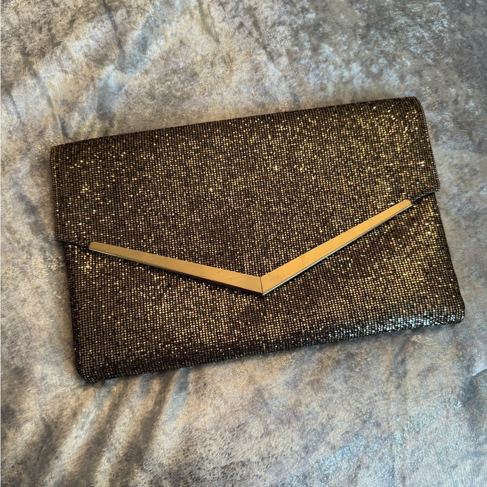 Gold Sparkle Clutch